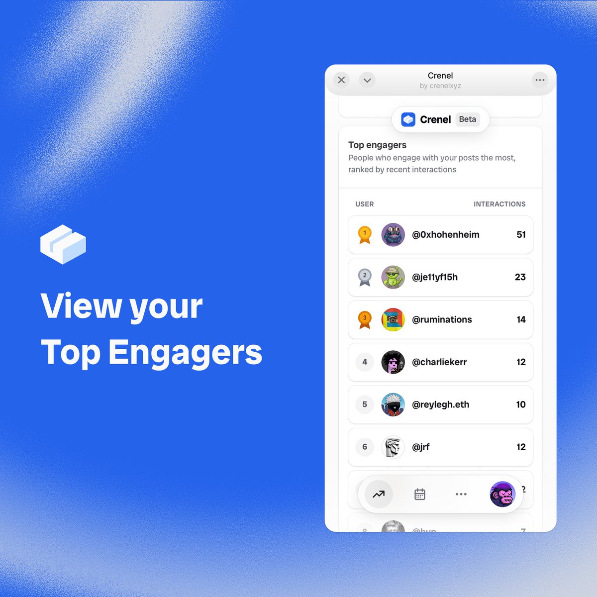 NEW - Top Engagers is back! 🎉

Check out yours in the next post👇