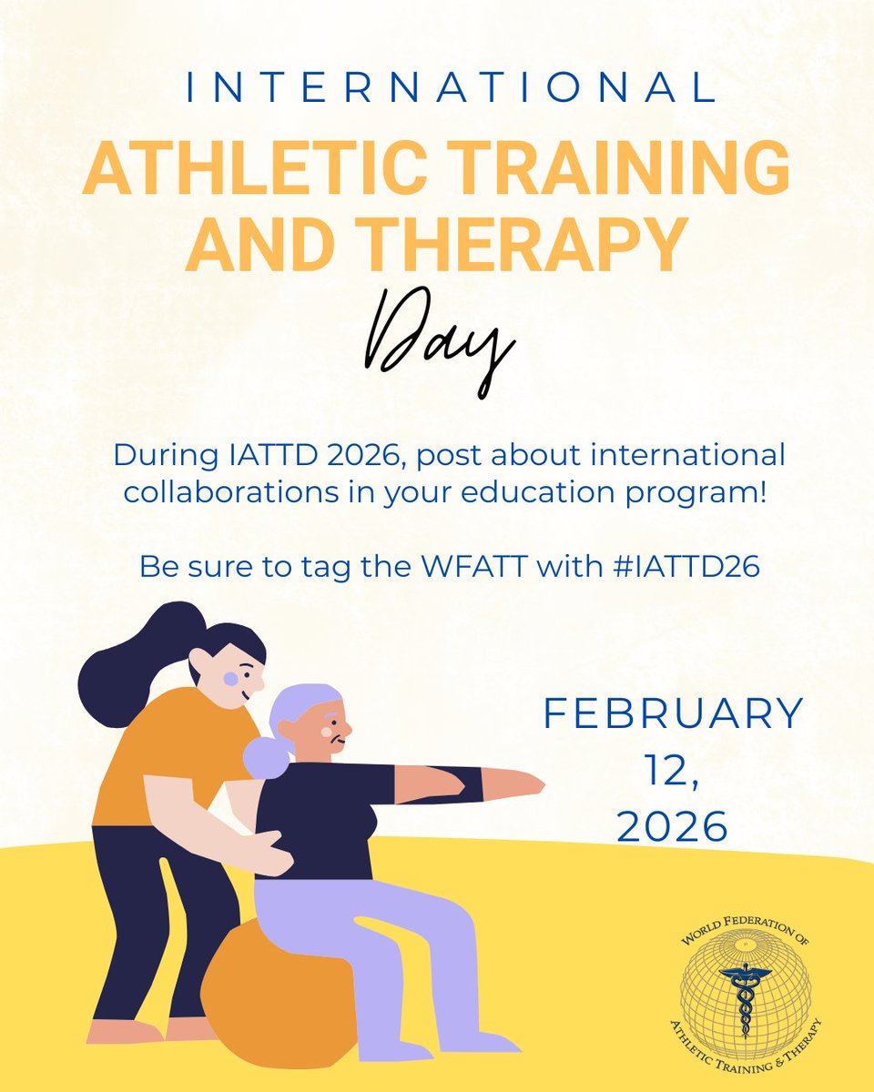 World Federation of Athletic Training & Therapy tweet media
