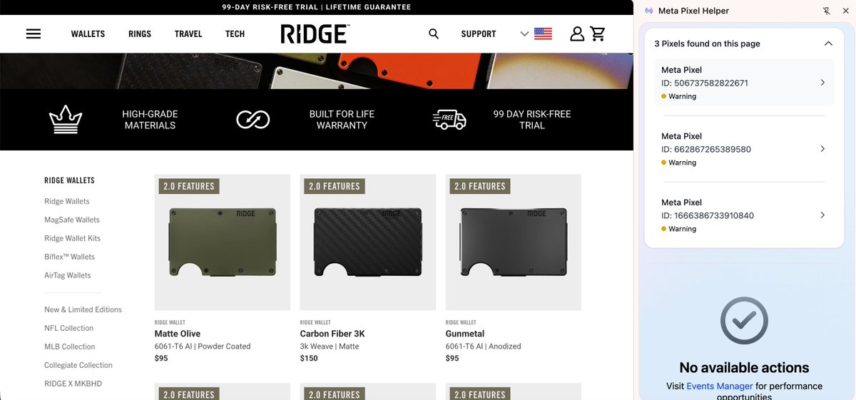 integrixai's tweet image. Facebook broke the new meta pixel helper chrome extension