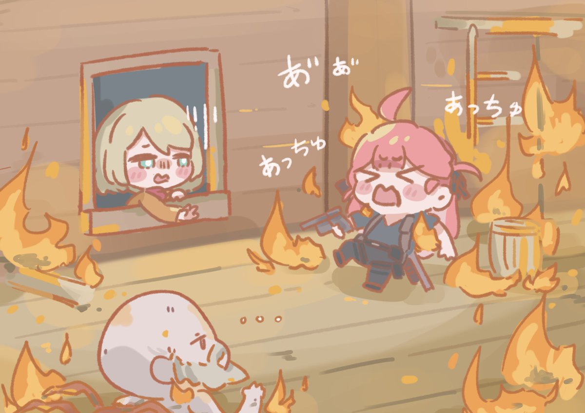 おつバイオだにぇ！₍₍ ꒰ঌ(　-᷄ ᴗ -᷅ )໒꒱ ₎₎
アシュリーを護りながらの戦いが
みこレオンのシングルタスクを襲う…🤯
仲間も増えてきたが次回どうなっちまうのか…
次回もよろバイオだにぇ！🧟🌸

 #みこなま