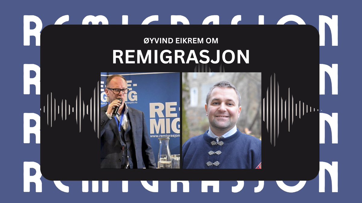 RabulistenMedia's tweet image. 🎙️ Lytt inn til vårt direktesendte intervju med politisk nestleder i Norgesdemokratene Øyvind Eikrem.
🕕 Kl. 18.00
🗓️ Tirsdag 10. februar
🔗 x.com/i/spaces/1nAKE…