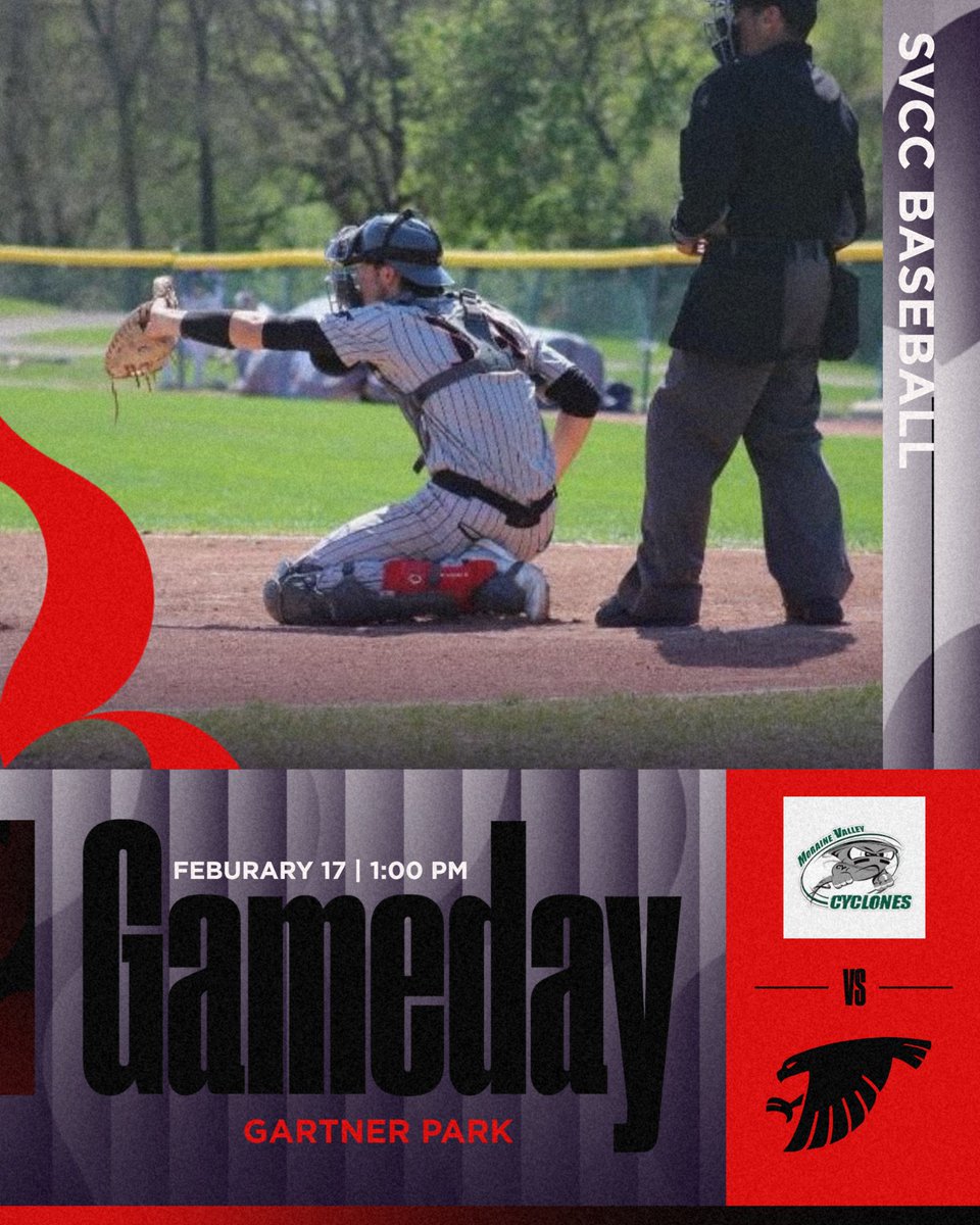 Schedule update. Skyhawks have added a midweek Region IV doubleheader vs Moraine Valley on Tuesday 2/17. The games will be played at Gartner Park at 1 and 3:30 pm. #TakeFlight