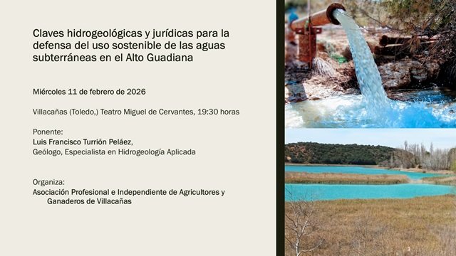 Mañana, miércoles 11 de febrero, te espero en #Villacañas (#Toledo). 

Te voy a contar lo que nadie te dice: cómo optimizar el uso de las #aguassubterráneas y mejorar los ecosistemas fluviales. No es magia, es la #hidrogeología integrada en la #planificaciónhidrológica.