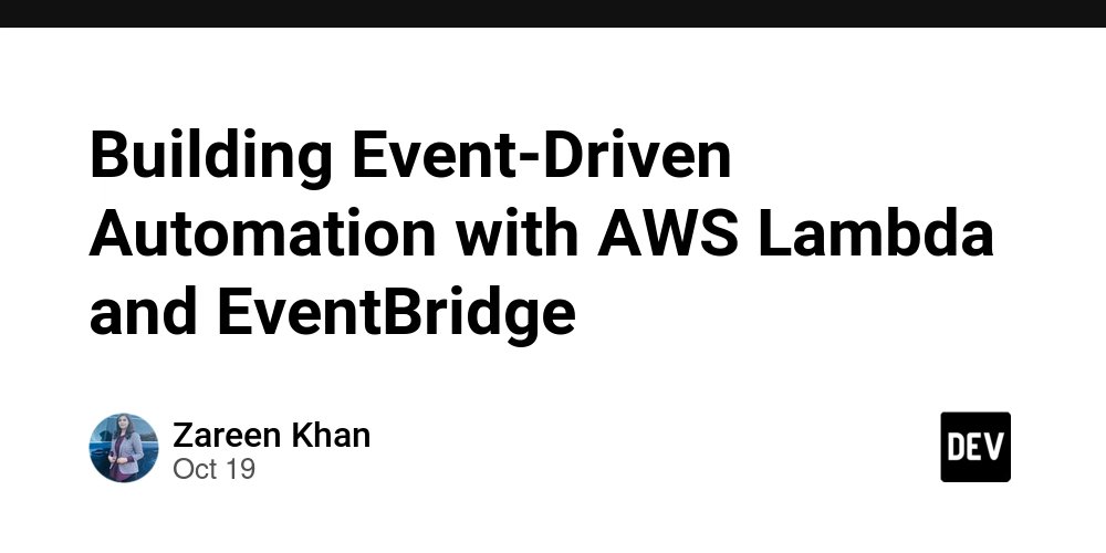RDarrylR's tweet image. Using managed and serverless services works great for automating many tasks. Using #EventBridge on AWS is great for scheduled work or for reacting to AWS resource changes. AWS #Lambda is where you can code the logic. 

The article from Zareen Khan shows how to auto-restart failed