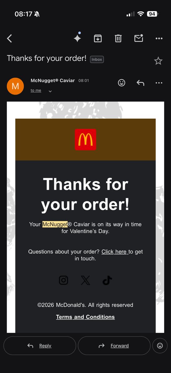 brianfreitas's tweet photo. truly not sure how y’all. mcdonald’s was my first job so i consider this reparations https://t.co/qU5BsVuMAz