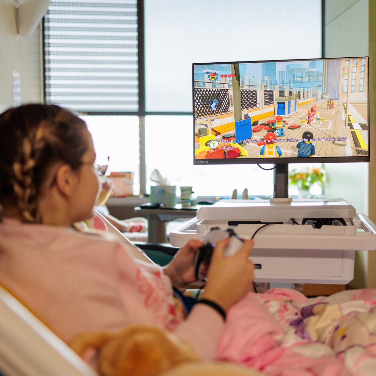 Hospitals can be a scary place, especially for kids. Video games restore a sense of normalcy through play 😊