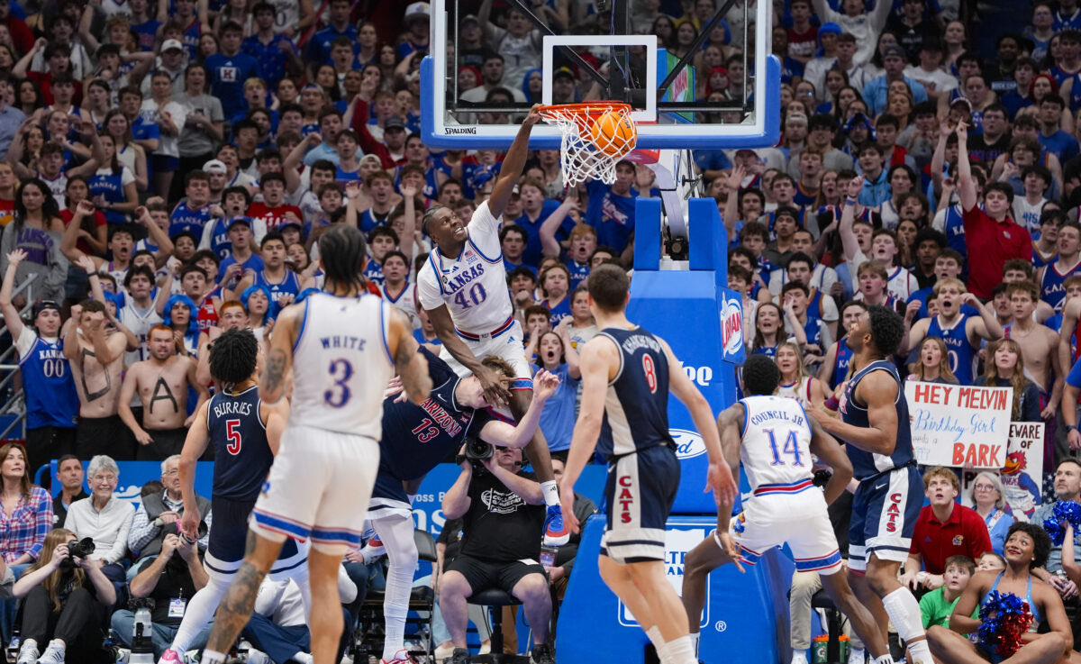 Best coach in the biz and the national DPOY/Big XII POY frontrunner were both on full display last night. #ku
