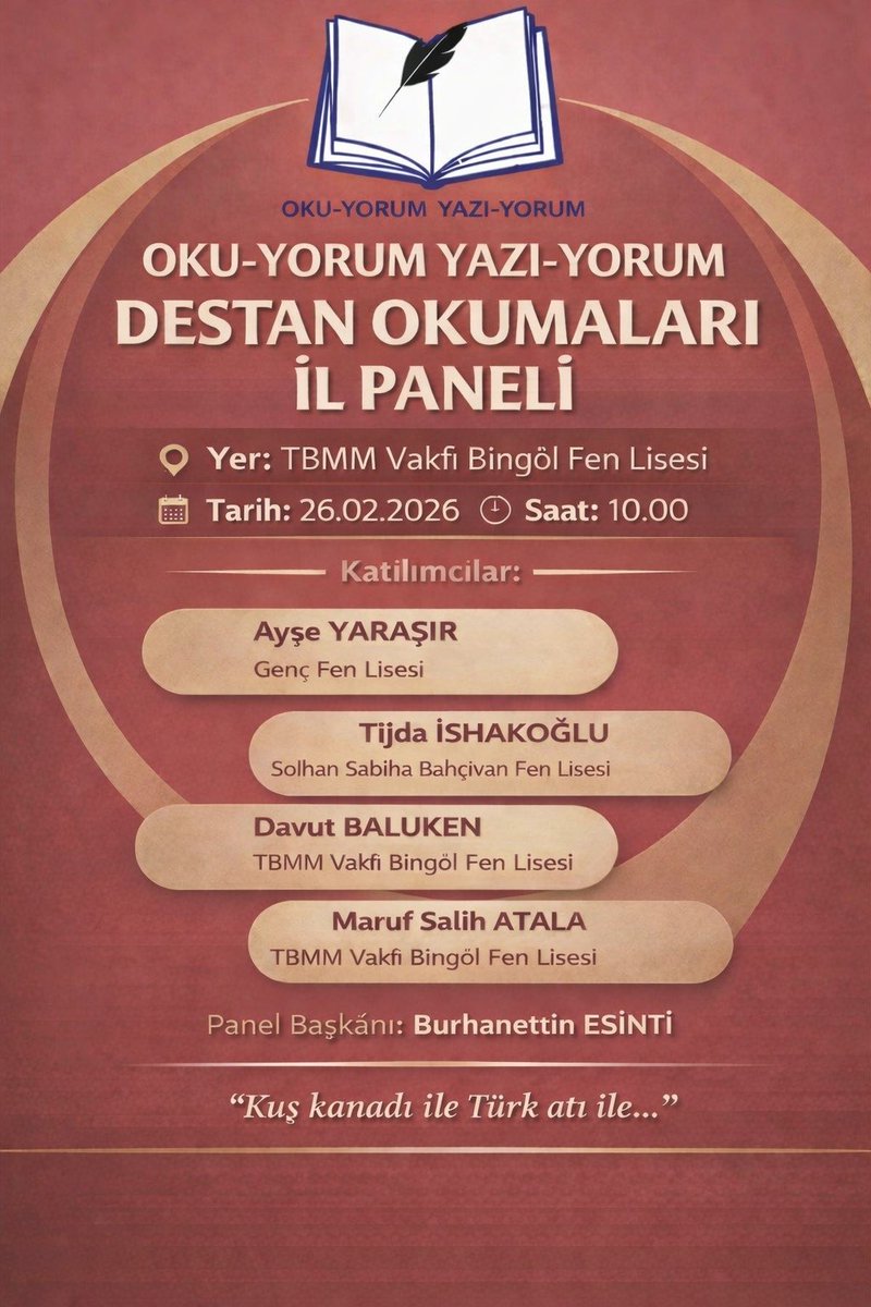 TBMM Vakfı Bingöl Fen Lisesi tweet media