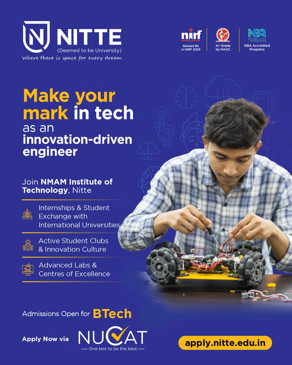 NMAMIT Nitte tweet media