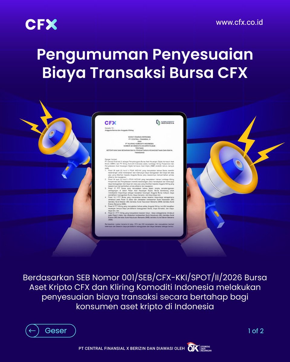PT Central Finansial X (CFX) tweet media