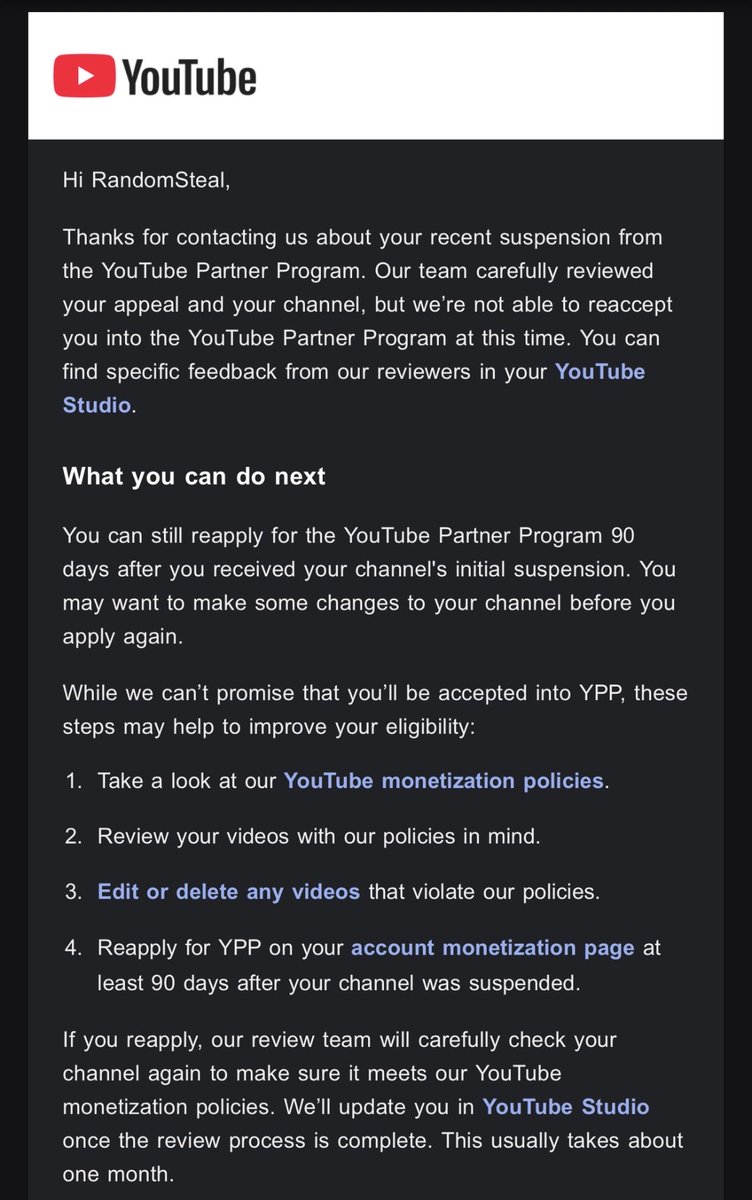 ryhan_x's tweet photo. Hi @TeamYouTube, my channel was demonetized for “inauthentic content.” I submitted an appeal showing my full manual editing process, but it was rejected. My content is original and edited by me. Could you please request a human review? Channel: https://t.co/pP214fUmMw https://t.co/sf7OD2y6nG