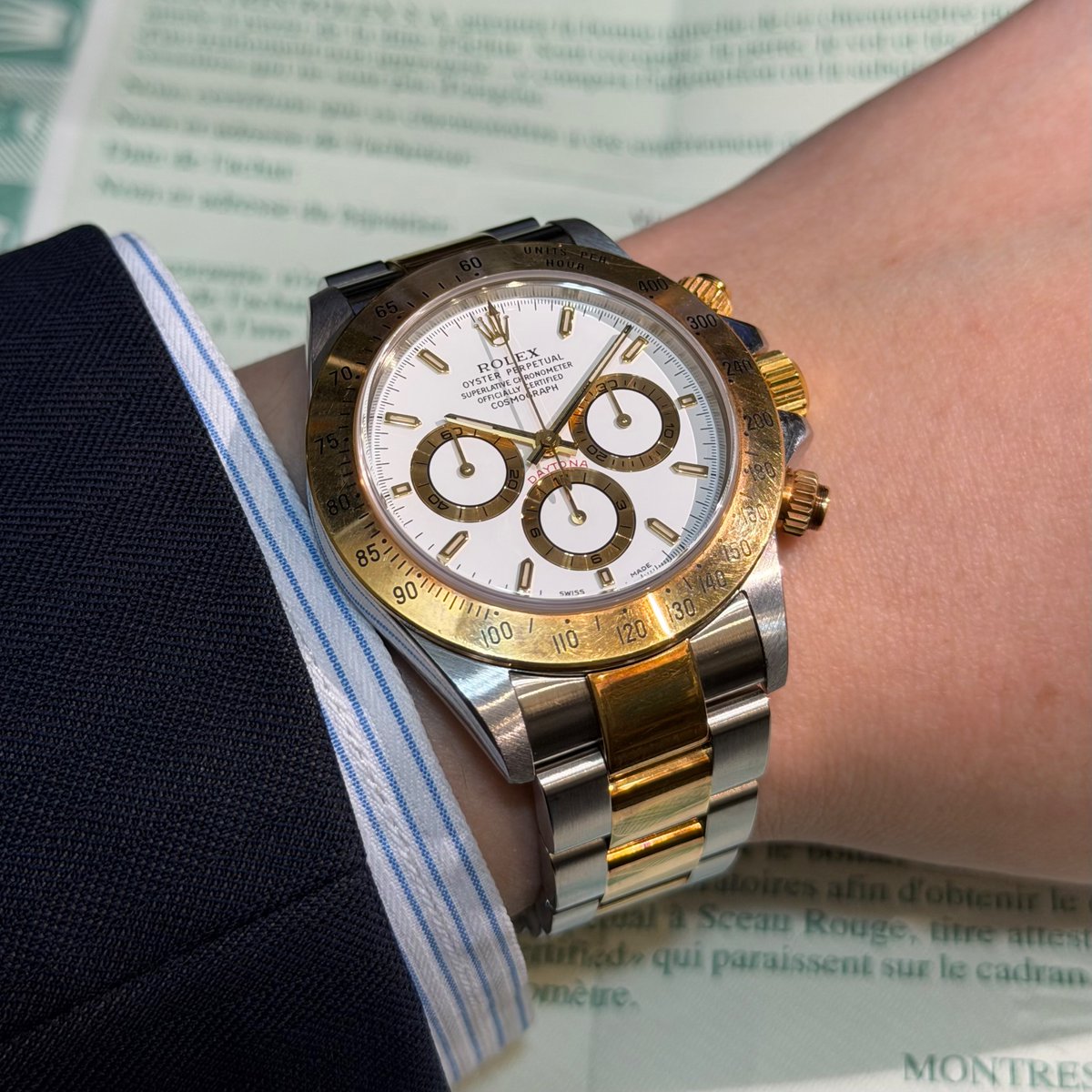 □デイトナ □Ref.16523 □ホワイトダイヤル □2000年製 □商品番号