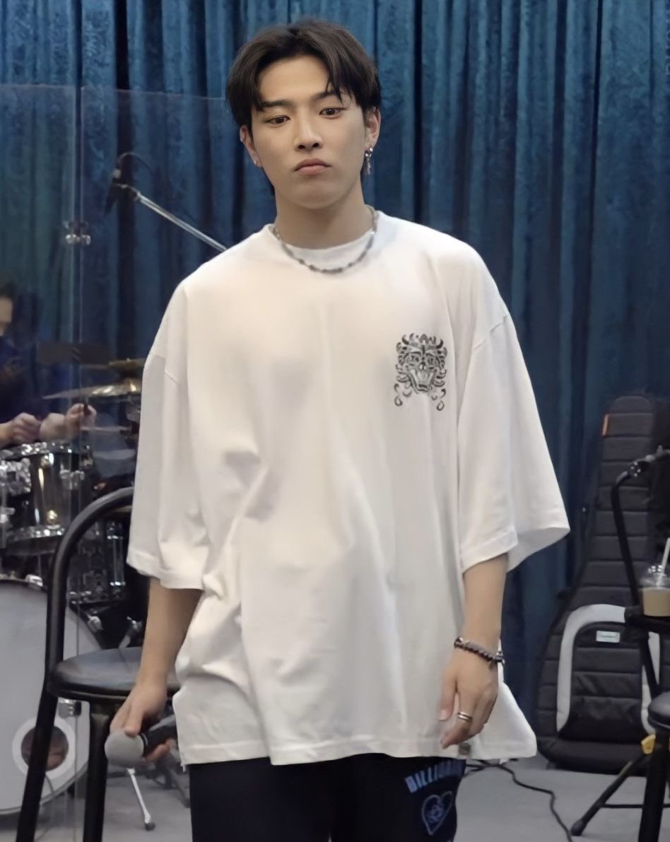 heart so big you can see it though his shirt