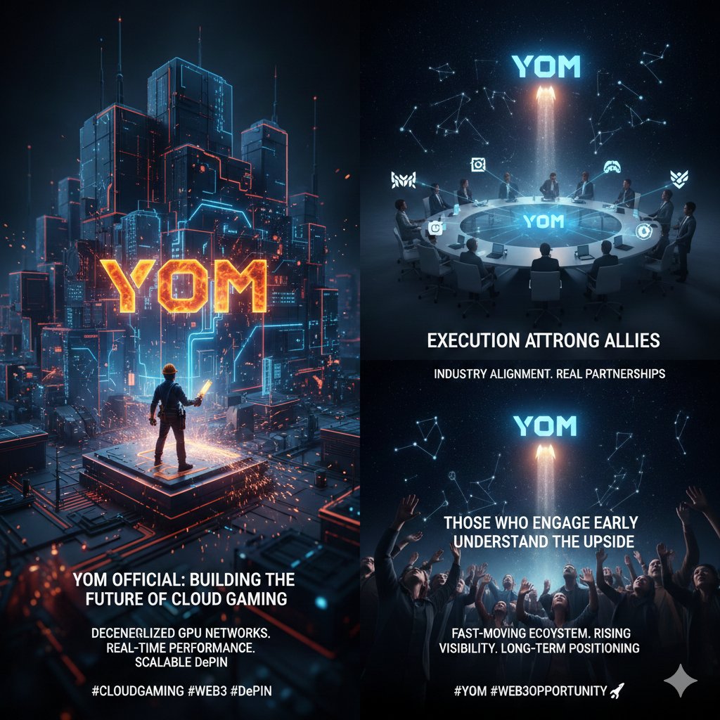 harmo_kt's tweet photo. You don’t need to chase every gaming token.
Sometimes the smarter move is watching the infrastructure layer forming underneath.
Right now, @YOM_Official is one of the names quietly entering that conversation.
#Web3Strategy #GamingInfra #AlphaWatch https://t.co/W1vnRAwiML