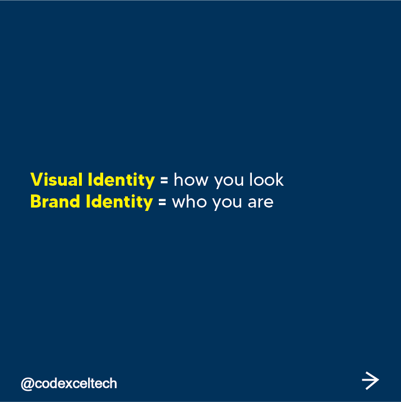 codexceltech's tweet photo. You can't survive on looks alone. 

Visual Identity makes you SEEN.
Brand Identity makes you REMEMBERED.

#branding101 #entrepreneur #smallbiz #marketingstrategy #visualidentity #brandidentity #codexceltech #growyourbusines https://t.co/zZFhkYBQe0