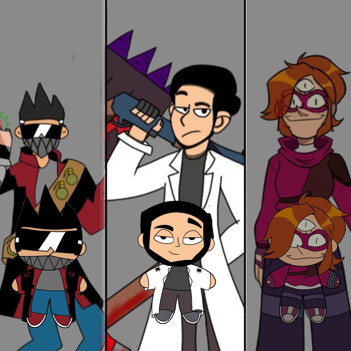 volcanwave3's tweet photo. Estaba un poco inspirado asi que decidi diseños estos peluches XD @CHIMICHANGAS_Ed
#oc #villainous #illuminarrow #drawing #drawingart #dibujodigital #fanfic #villainousOc #volcanwave #RELEASEVILLAINOUS https://t.co/InxLv8SMWt