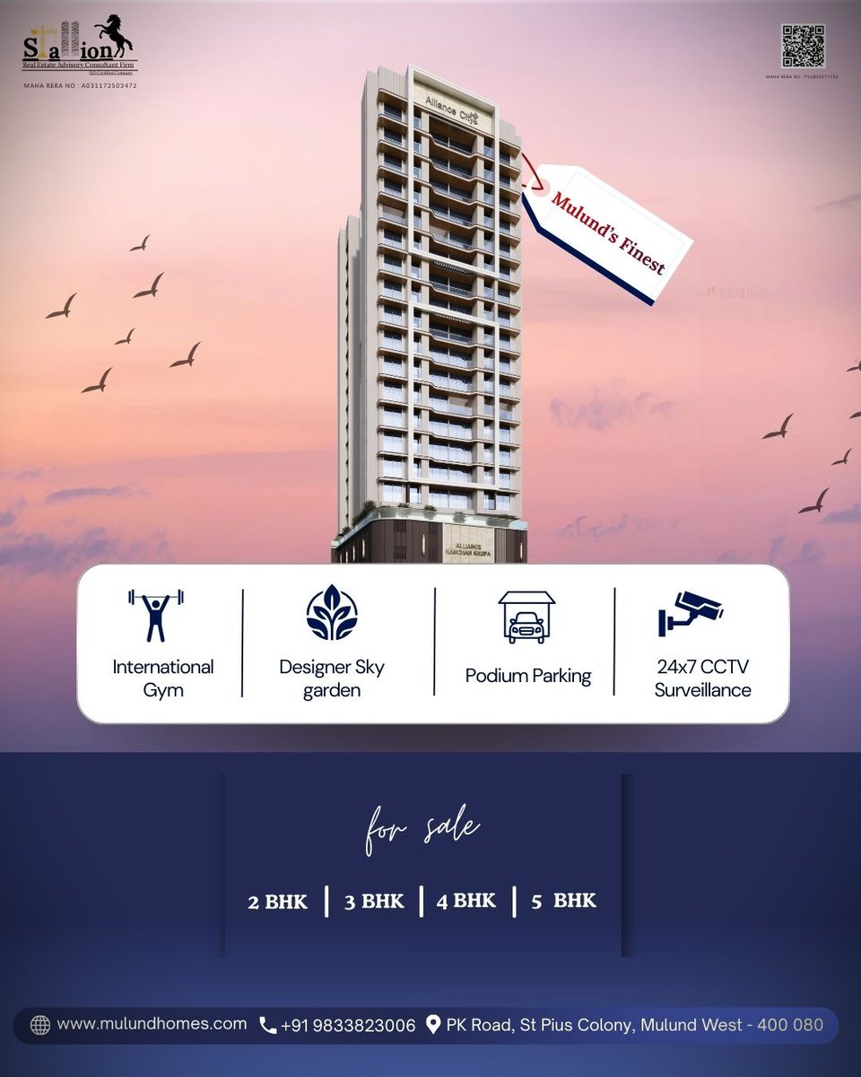 Ask_Stallion's tweet photo. Alliance Kanchan Krupa - Thoughtfully Designed Spaces. Prime Connectivity. Everyday Comfort.

#MulundsFinest #AllianceKanchanKrupa #MulundWest #ConstructionUpdate #StallionRealEstate #MumbaiHomes #PremiumLiving #realestatemarket #reraapproved https://t.co/Lp4vmyU1J4