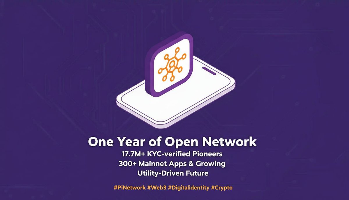 okere_eberechi's tweet image. 1 year of Open Network is just the start! With 17.7M+ KYC-verified Pioneers, we're one of the largest real-identity Web3 communities, powering a utility-driven economy with 300+ Mainnet apps and growing.
#PiNetwork #Web3 #DigitalIdentity #Crypto