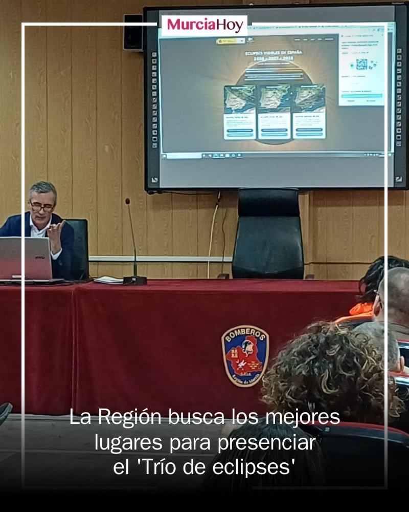 🌒🚀 ¡Prepara tus telescopios! La Región de Murcia se convertirá en el epicentro de un evento astronómico sin precedentes: el 'Trío de eclipses'. ¿Listos para sumergirse en el misterio del cosmos? 🌌🌞 #Eclipses #Astronomía #Murcia mrf.lu/hYXR