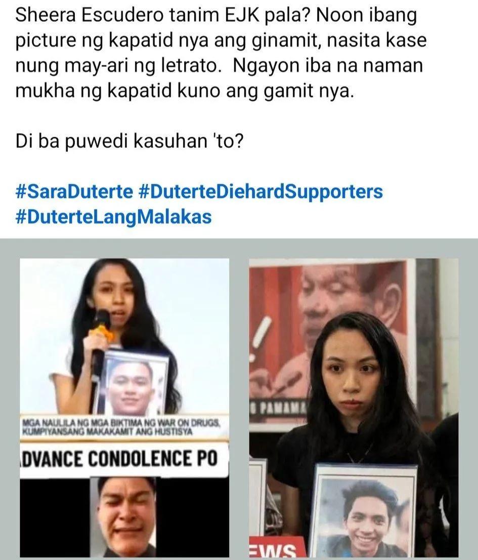 AllodavyDavy's tweet photo. @JBActi @chronikrissys Kayo ang tanga. Bulag bulagan kayo sa tunay na magnanakaw Ng bayan Para saan? Sa kulay? Ptangina Pati EJK pine peke wala kayong say. Lol https://t.co/duJHAMiChW