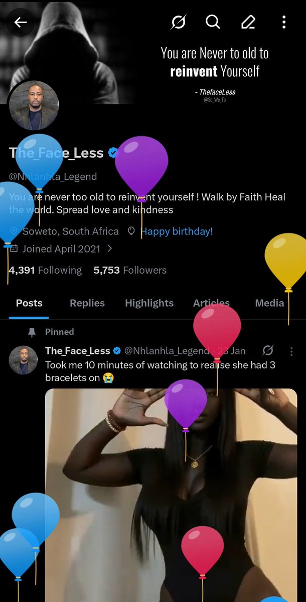 It's balloons for me today. 🎉 🎁 Thank you God for another one