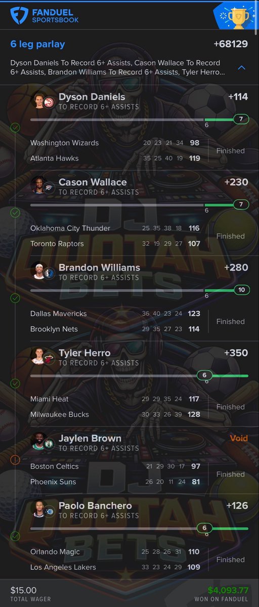 BANGGGGG 🤑🤑🤑🤑🤑

HOLYYYY SHITTTT ☢️ 

+68129 ASSISTS 💣 ✅

$15 to $4,093 💰 

LFGGGGGG 🔥🔥🔥🔥