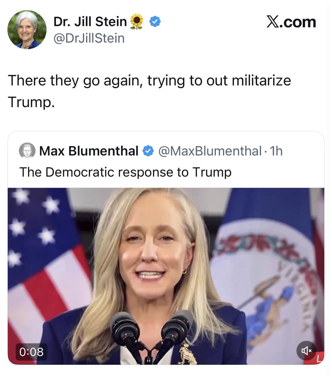 Here comes one of Putin's favorite employees, emerging from hybrination to skim 2% of Dem votes.