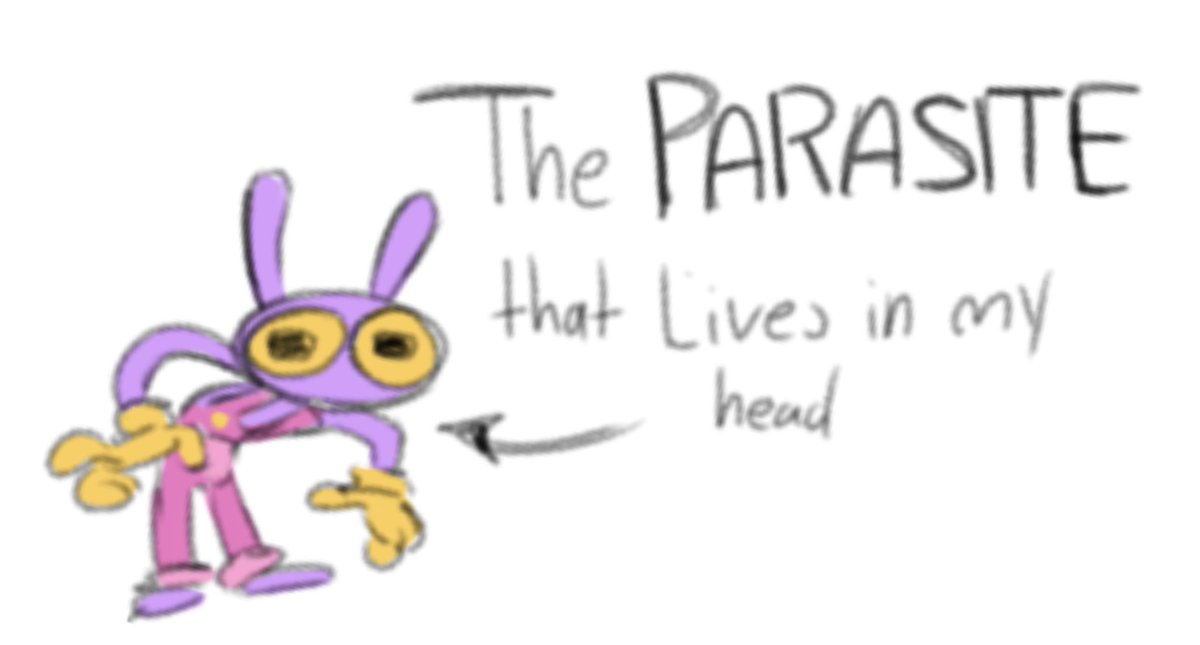 He eats my brain like a disgusting creature