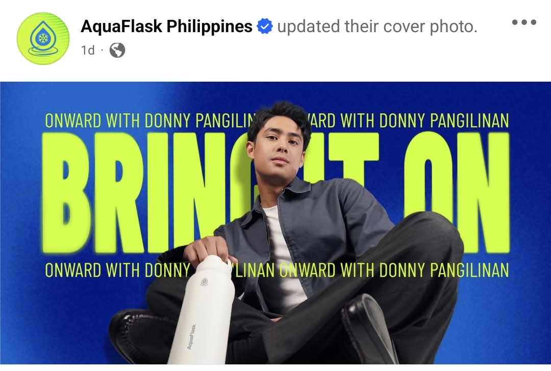 TODBOverseas's tweet image. AquaFlask Philippines updated their cover photo.

#OnwardWithDonny #BringItOn #AquaFlaskPH
#DonnyPangilinan @donnypangilinan 

&amp;gt;facebook.com/share/17ys3kpH…
