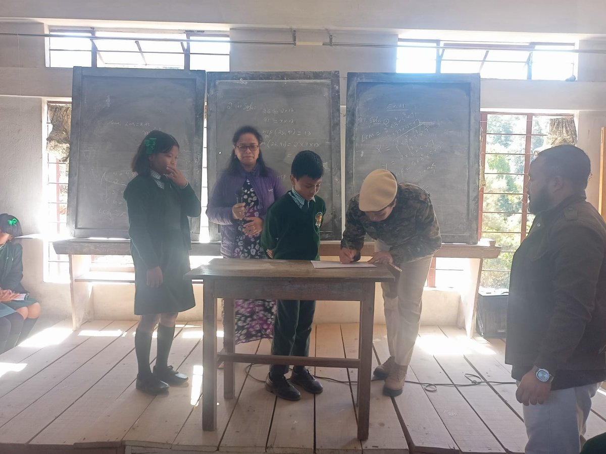 Awareness programme on new criminal law held at Mairang Presbyterian English Secondary School.
<a href="/MeghalayaPolice/">Meghalaya Police</a>
