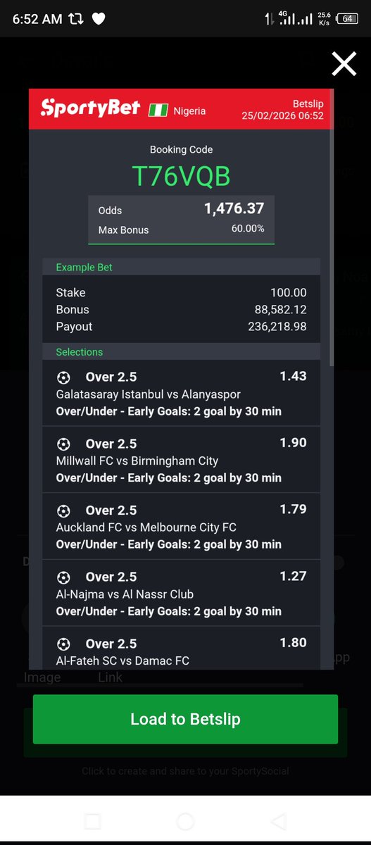 Mbilitechi's tweet photo. D you know you can win #200m with #220 on 25/25 over 2:5
#IWANTTOBEFREE
377k over 2:5 goal
24 to 28
Can your account carry my millions? https://t.co/klAHCV8HLG