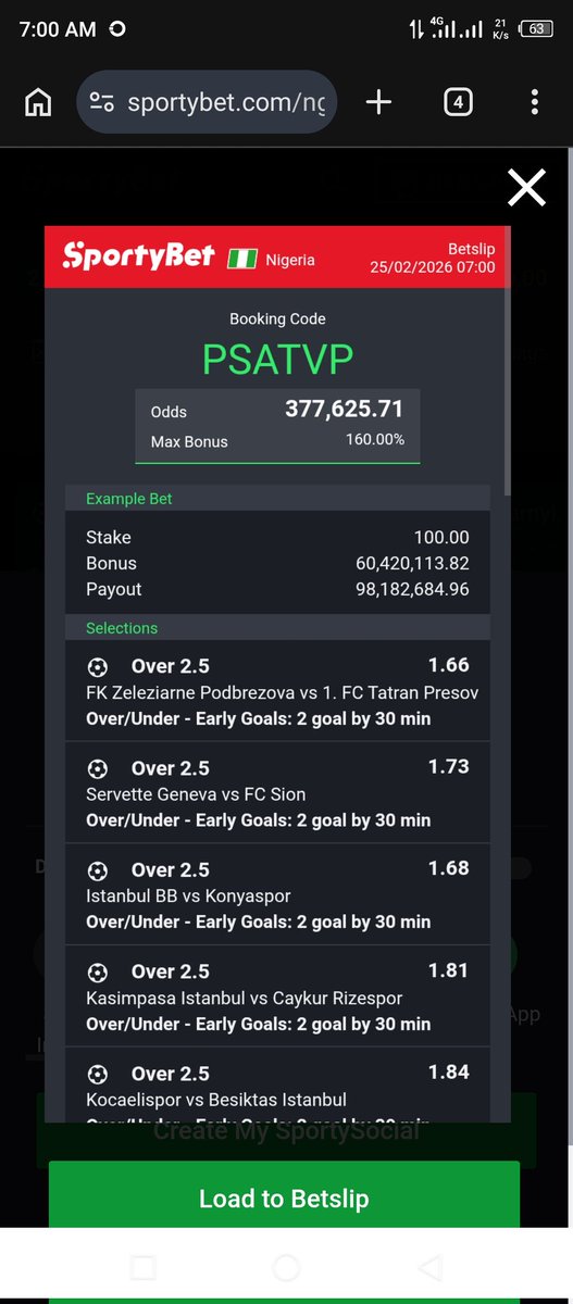 Mbilitechi's tweet photo. D you know you can win #200m with #220 on 25/25 over 2:5
#IWANTTOBEFREE
377k over 2:5 goal
24 to 28
Can your account carry my millions? https://t.co/klAHCV8HLG