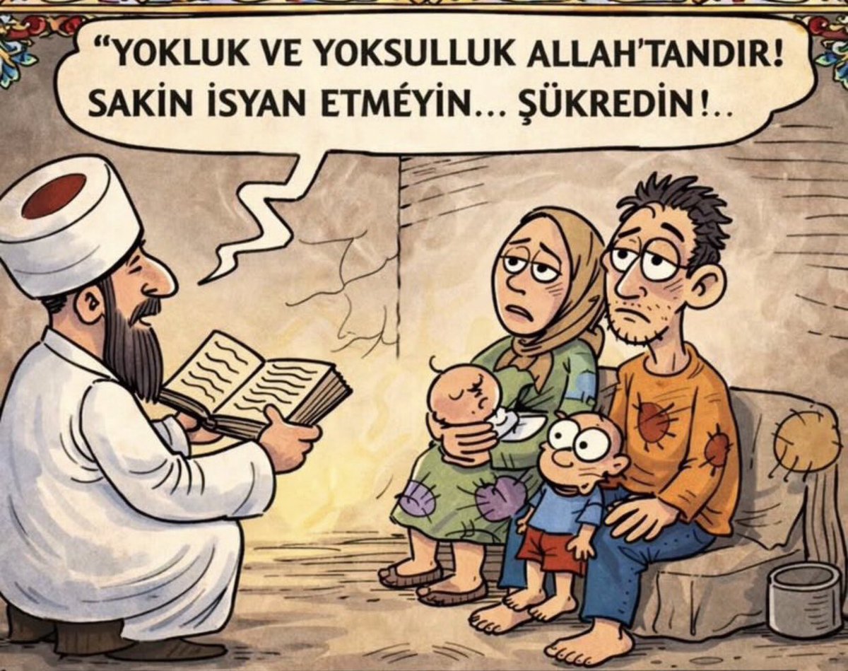 Sol_Yumrukk's tweet photo. “Fakire şükretmeyi öğreteceksin ki, zenginin düzeni bozulmasın.” https://t.co/aLIL8CS6F7