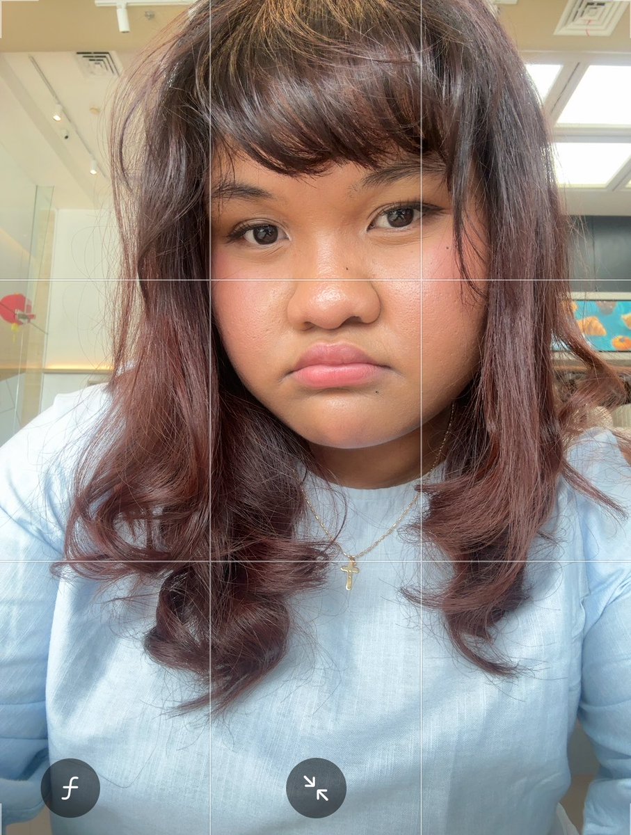 my bangs lowk being my biggest opp today