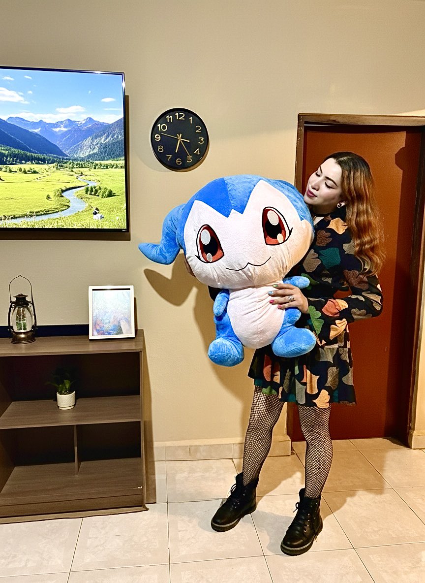AngieGiAvila's tweet photo. Con mi #digimon #demiveemon https://t.co/4YxPDFeDit