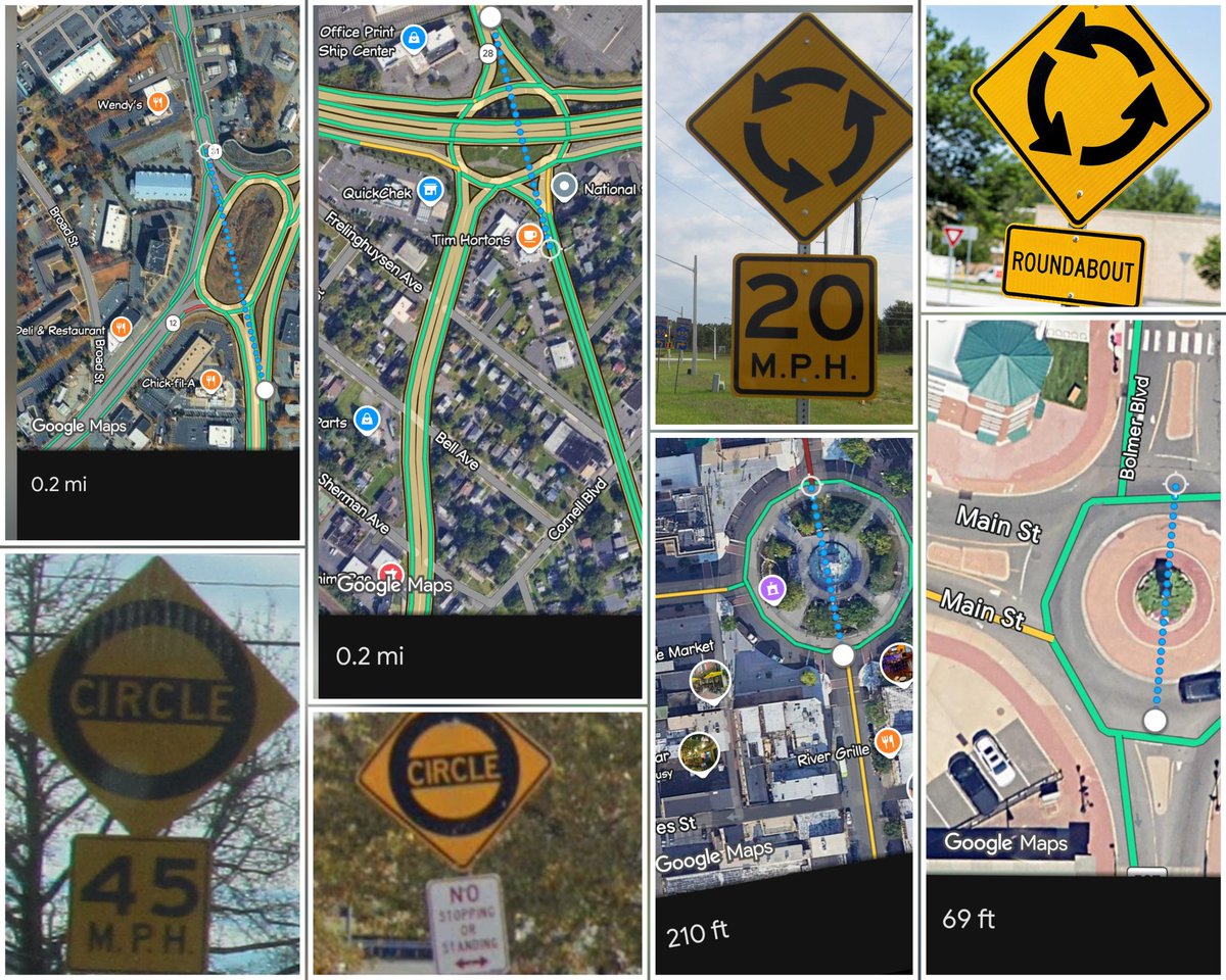 Around here traffic circles and roundabouts are two totally different things with a 1:10 scale and speed difference.