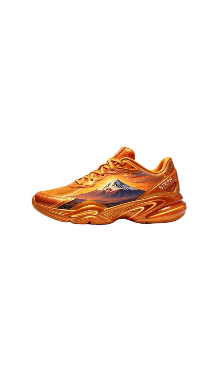 stepner_judee's tweet photo. 🔥 My Legendary Sneaker Designs 🔥

Inspired by the raw power of nature and the unstoppable human spirit, these designs capture energy, motion, and the drive to keep moving forward.

From blazing light to endless waves, each element flows together through a bold orange identity — symbolizing strength, momentum, and the birth of something Legendary.

As a creator from Japan, I infused subtle Japanese aesthetics into the design.

Submitted in PNG format with a transparent background, following the official template.

Every step tells a story.
Every run leaves a mark.

#STEPNLegendary #STEPN #STEPNGO  @Stepnofficial