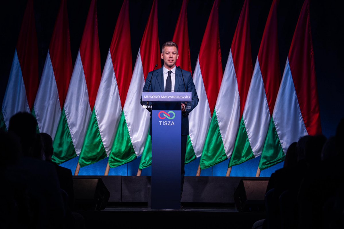 ▫️ W najnowszym sondazu Peter Magyar ma większość konstytucyjną‼️