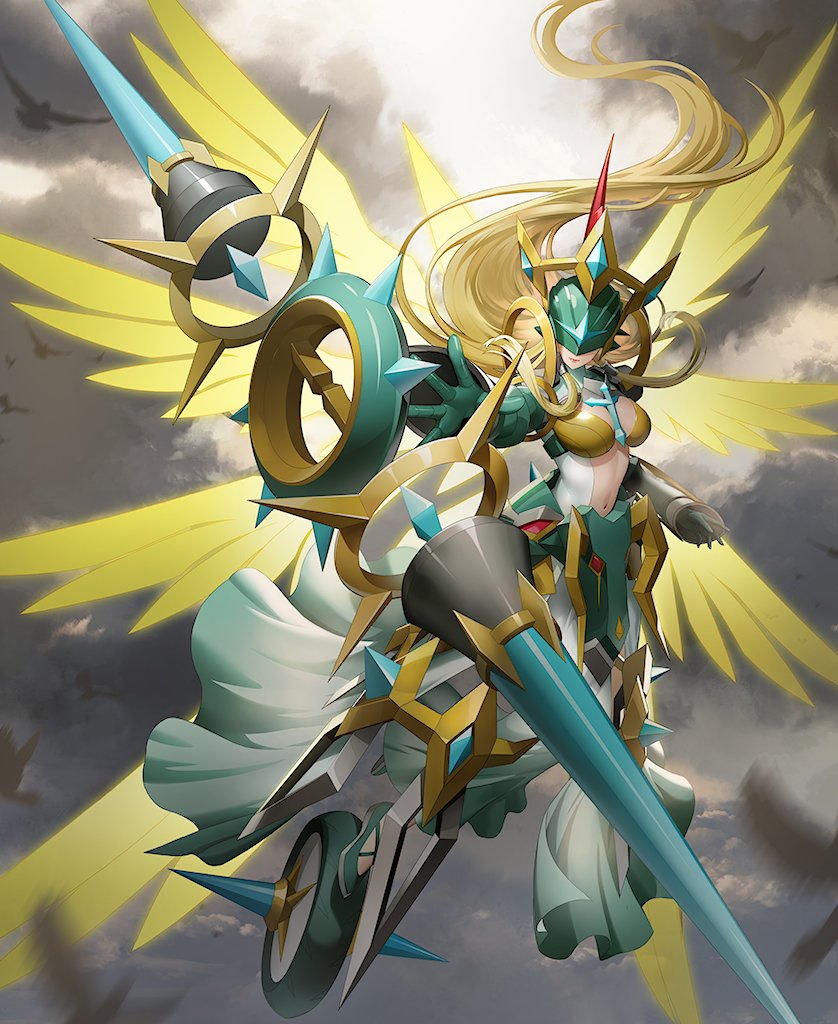 New Update New things for Digimon New Century
New Art skin for Ophanimon X! (second one....)
#Digimon