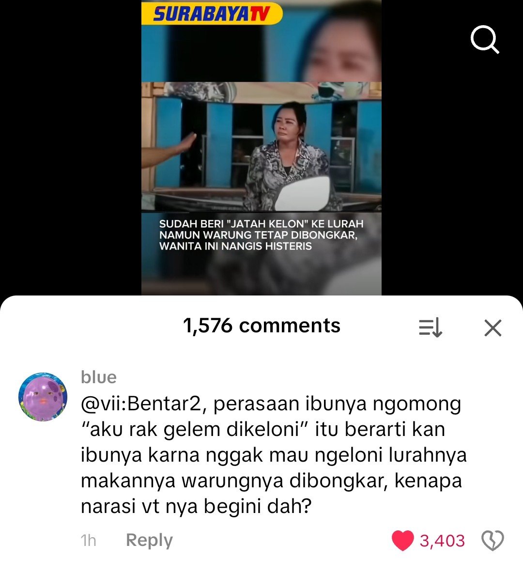 JATAH KELON???!!! 🤬

Ga bisa dibiarin lurah kayak gini, apa sudah ditangkap? Lurah mana ini? Biadab sekali, jangan2 udah banyak ibu2 pedagang yang jadi korbannya. Bisa banget cari peluang mesum di saat ekonomi lagi susah gini 😭🤬

Headline videonya juga ngaco! Ibu itu menolak,