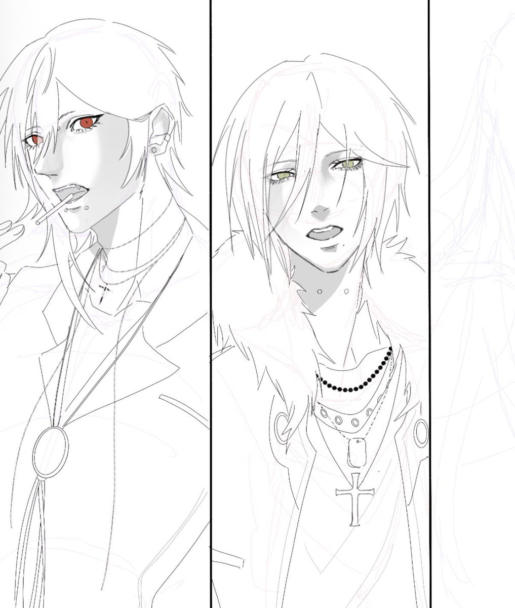 あと2人描かないとーー