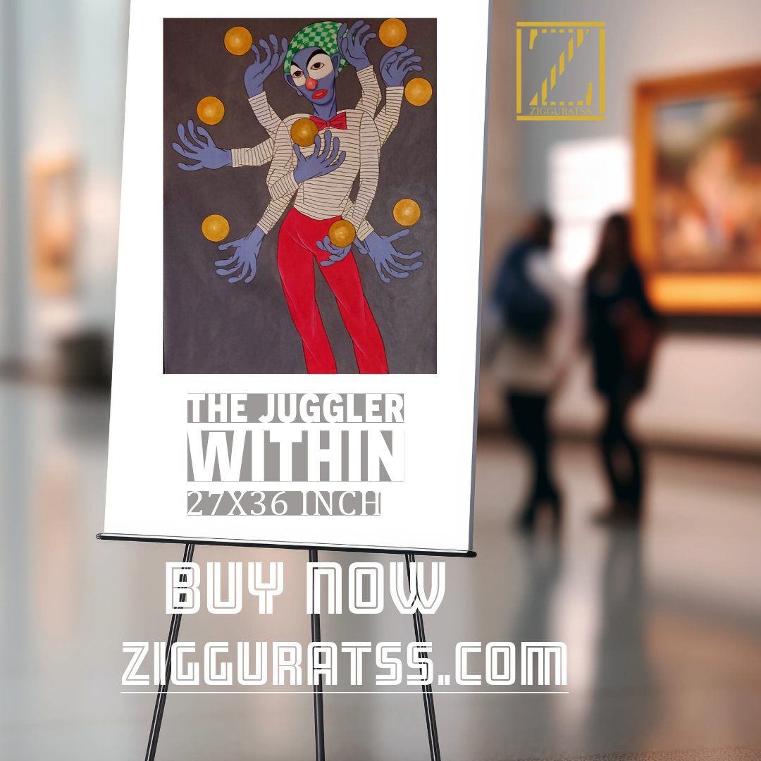 Zigguratss1's tweet photo. The Juggler Within (NO NFT)
Size:- 27.00 x 36.00 inch 
https://t.co/NmYQpnWb9y

#paintings #wallartforsale #ArtOfTheDay #artwork #drawings #art #abstractartwork #figuredrawing #artist #canvas #ArtWithEnergy https://t.co/JauDv7FDca