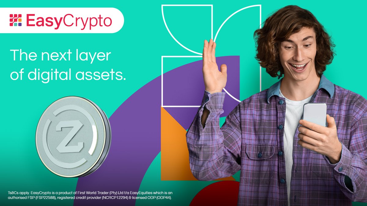 EasyCrypto already gives you access to individual cryptocurrencies. Now there’s something else in the mix.

$ZARU is a Rand-backed stablecoin - adding a new way to interact with digital money, alongside the rest of the EasyCrypto ecosystem.

Ready for what’s ahead? 📖