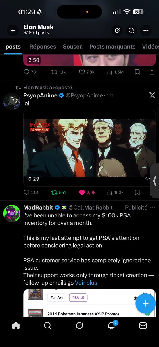 ELON MUSK JUSTE RT ABOUT $PSYOPEANIME

100M MC TONIGHT?