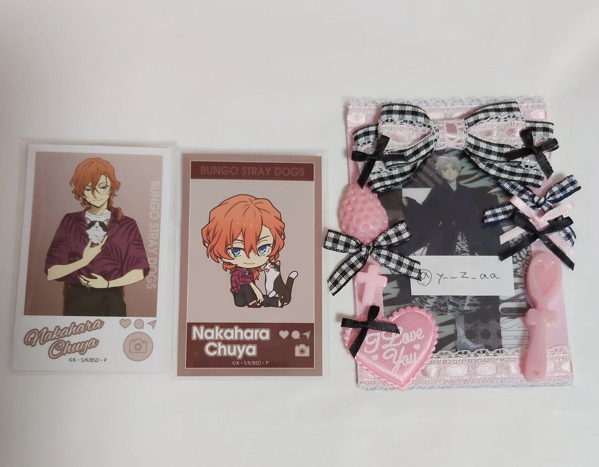 y__z_aa's tweet photo. 【交換】文豪ストレイドッグス 文スト まねきねこ ミニブロマイド

譲▹▸なかはら

求▹▸あくたがわ

まとめての交換優先
初回の方プロフ一読お願いいたします。
お気軽にお声がけください🌷 https://t.co/6CEabhJMCN