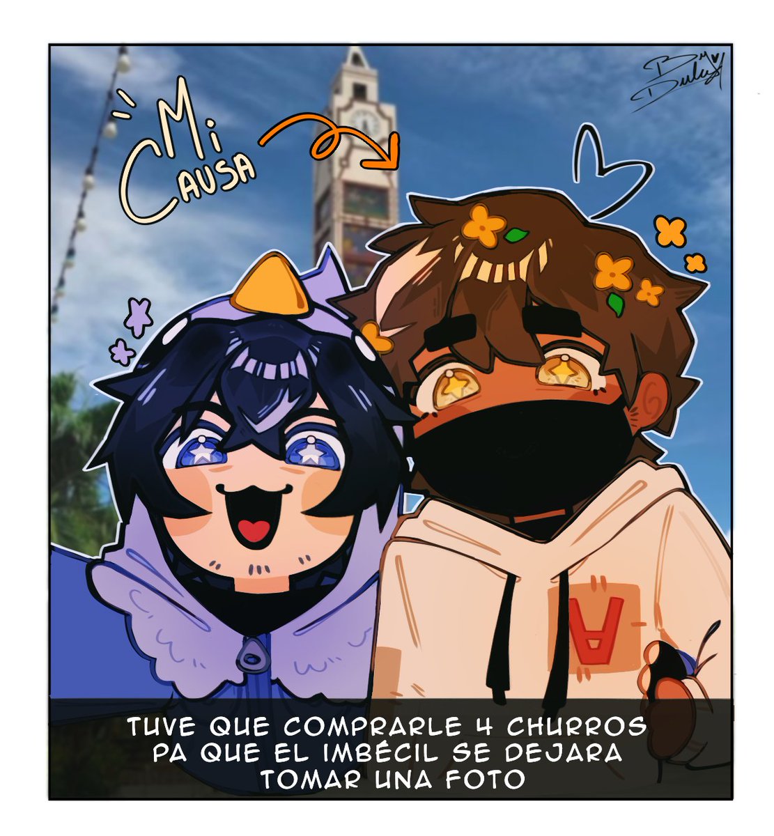 — DUXO &amp; AQUINO 💥
Viva Pucallpa (la foto de atrás es de ahí). Hola me llamo Roberto

#duxofanart #aquinofanart