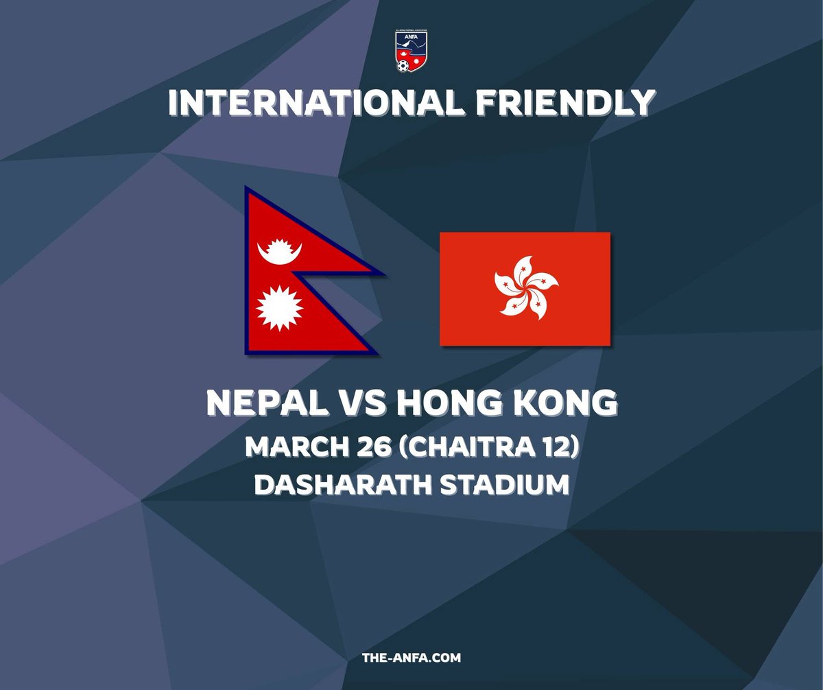 Away in Nepal before the Asian Cup Qualifier dead rubber game will be taken place in India.#hkfootball