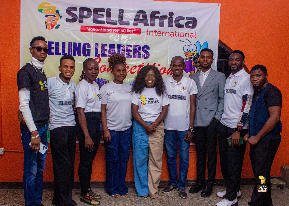 Tommysyn's tweet photo. THE SPELLING LEADERS COMPETITION TRAIN IS ON THE MOVE!

Today marked a major milestone as we officially kicked off the 17th Edition of the Spelling Leaders Competition, an English Spelling Competition Organised by Spell Africa International @spellafricaintl that helps motivate https://t.co/feBwPOAR5E