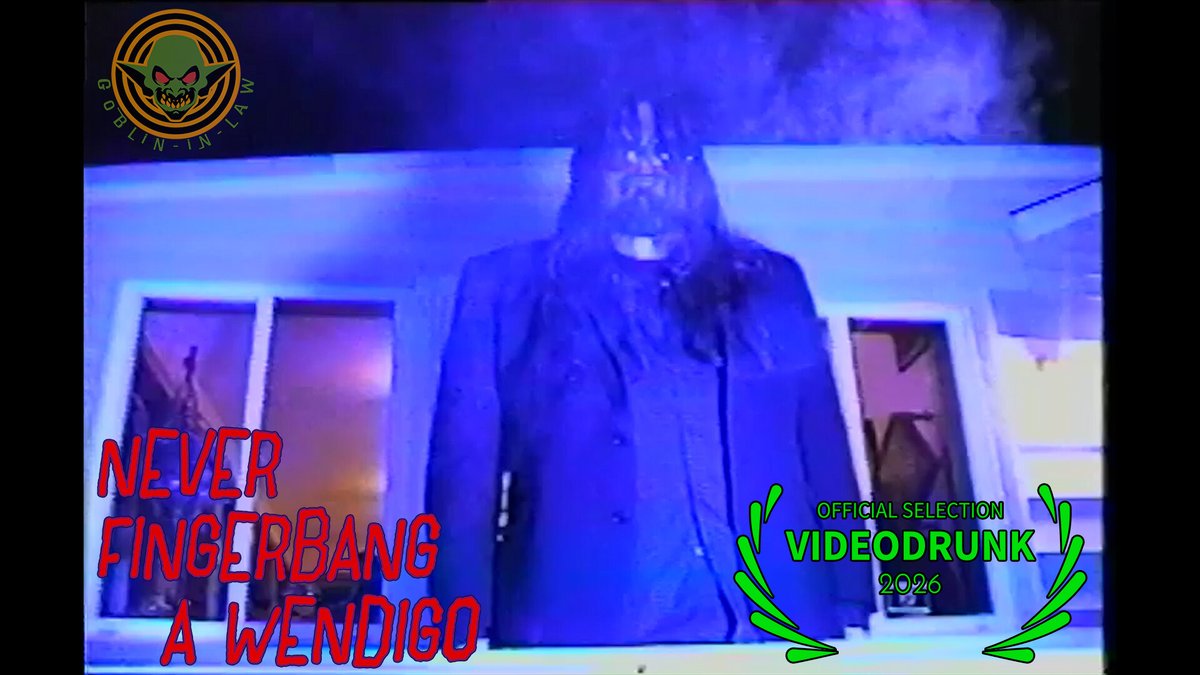 This weekend at the Video Drunk Film Festival, our psychedelic SOV freakout "Never Fingerbang a Wendigo" is gonna steal Ontario's soul! Screening Sat. Feb 28th: videodrunk.wordpress.com/2026-festival/