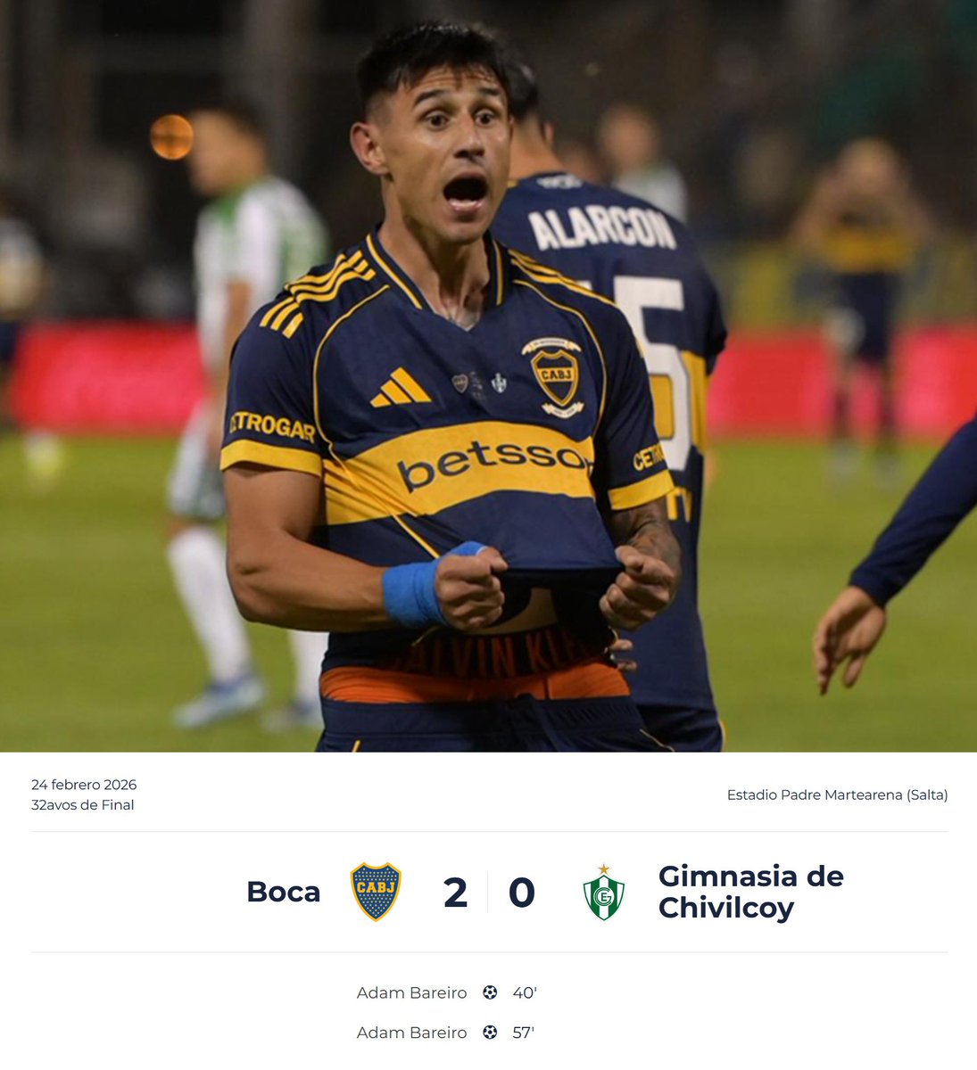 "Boca":
Porque eliminó a Gimnasia de Chivilcoy y avanzó a los 16avos de la #CopaArgentina